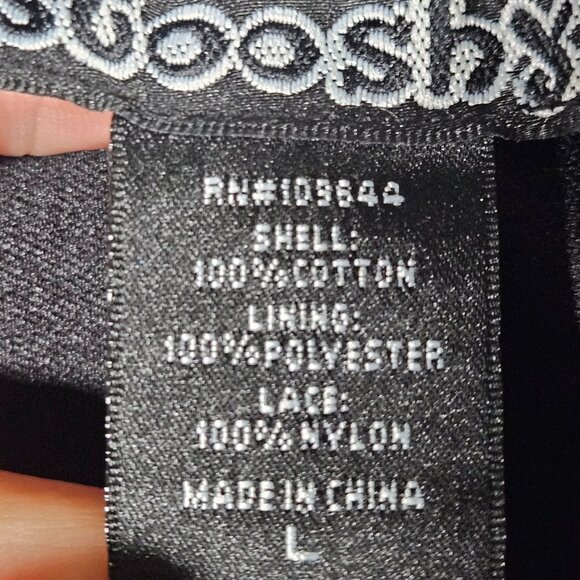 Whimsical Goth Victorian Preppy B W Striped Skirt Lace Hem Tie Waist Retro - Picture 10 of 12